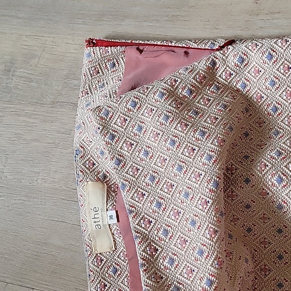 Vanessa Bruno Athé jacquard mini skirt with geometric print size 36. - Picture 5 of 6